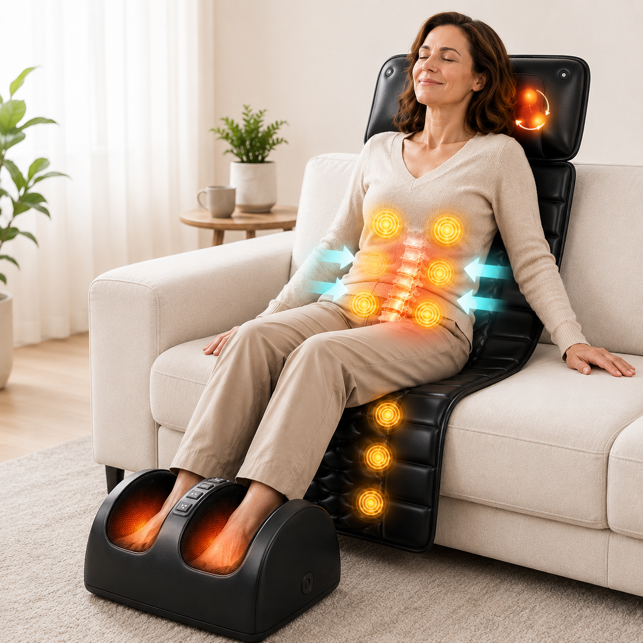 PureRelief™ Heated Full Body Massage Mat