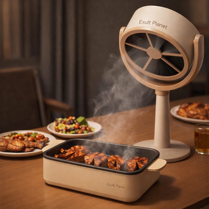 Wireless Portable Range Hood Fan for Smoke Reduction