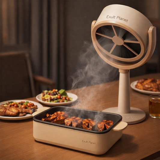 Wireless Portable Range Hood Fan for Smoke Reduction