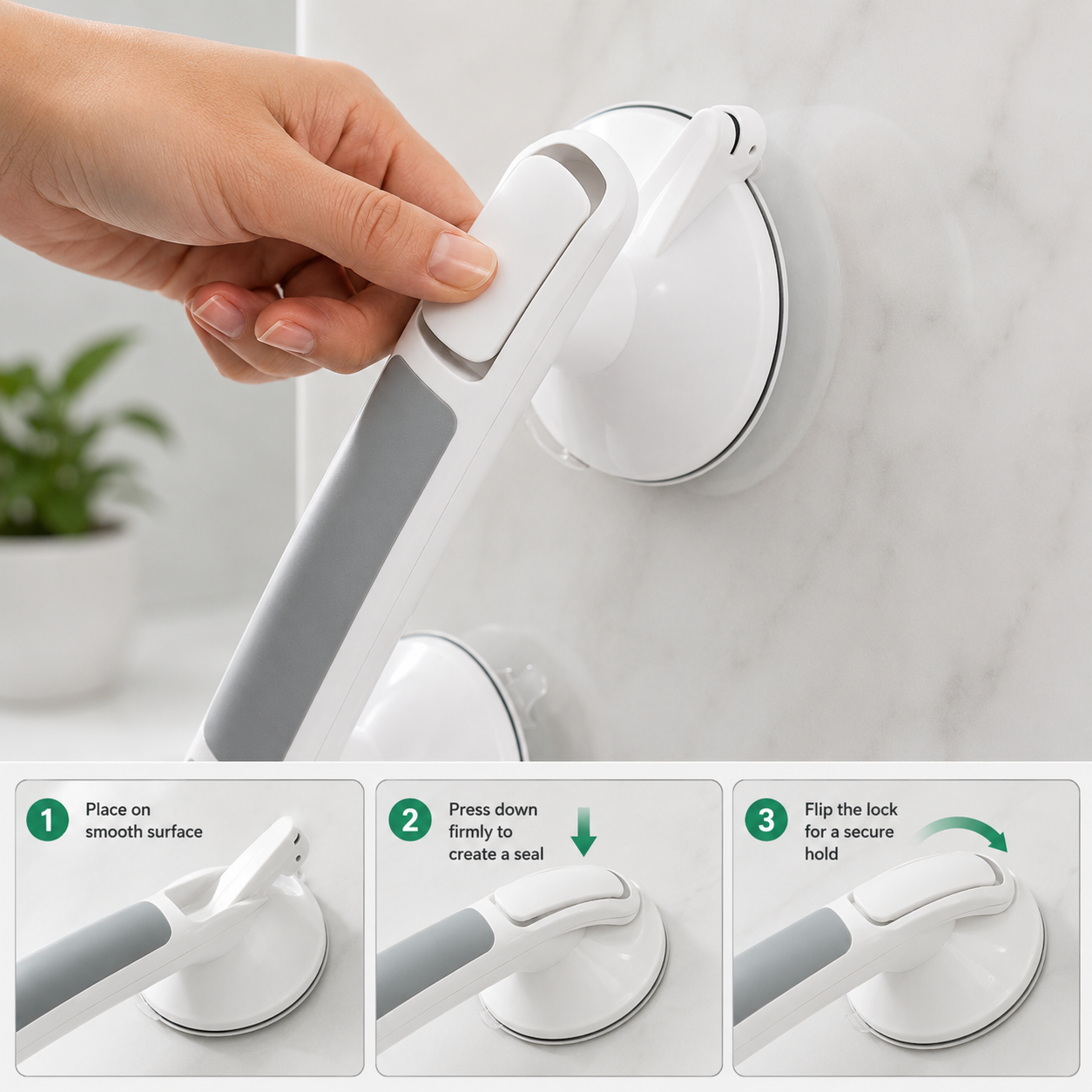 SureGrip™ Bathroom Support Handle