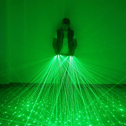 Red Green Laser Gloves Dancing Stage gloves laser Palm Light For DJ Club/Party/Bars Stage performance Personal props