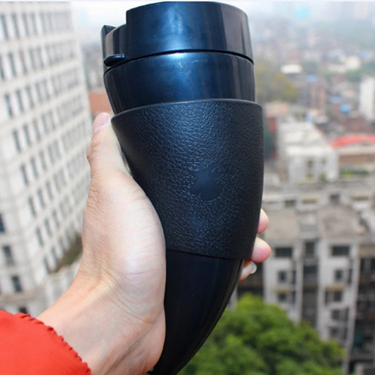 Creative Goat Horns Coffee Mug Cup Stainless Steel Vacuum Cup Thermos Flask Halloween Bar Lower Gift Tea Cups Water Bottle /Rope