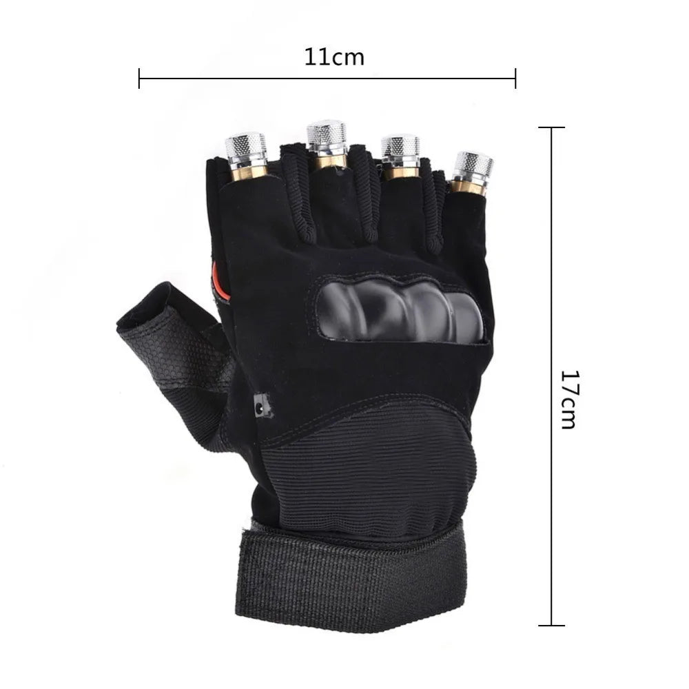 Red Green Laser Gloves Dancing Stage gloves laser Palm Light For DJ Club/Party/Bars Stage performance Personal props
