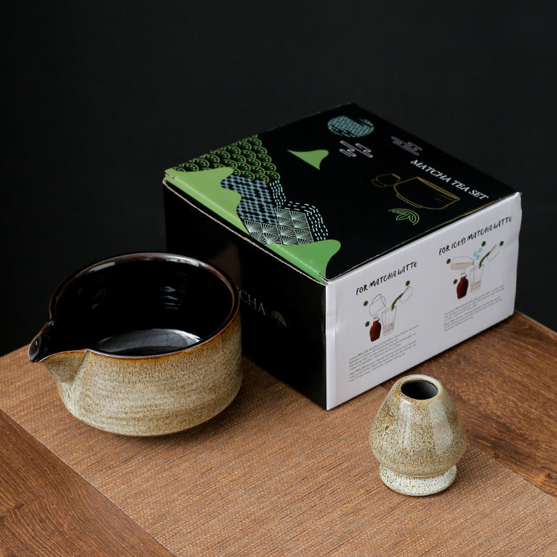 Eco-Friendly Handmade Bamboo Matcha Bowl & Whisk Set