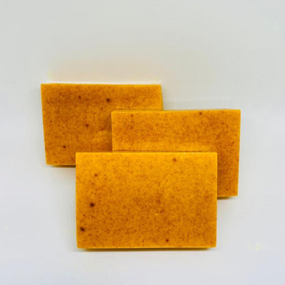 Natural Yellow Turmeric Soap Bars - Eco-Friendly, Biodegradable, Plastic-Free