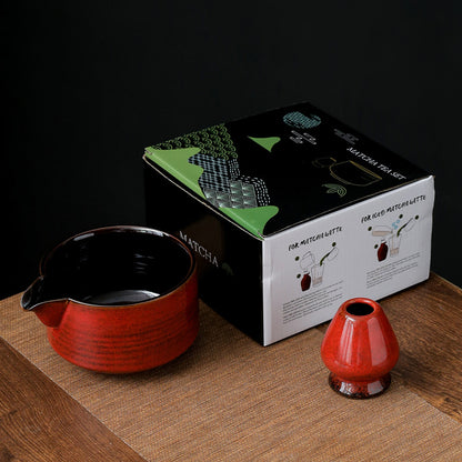Eco-Friendly Handmade Bamboo Matcha Bowl & Whisk Set