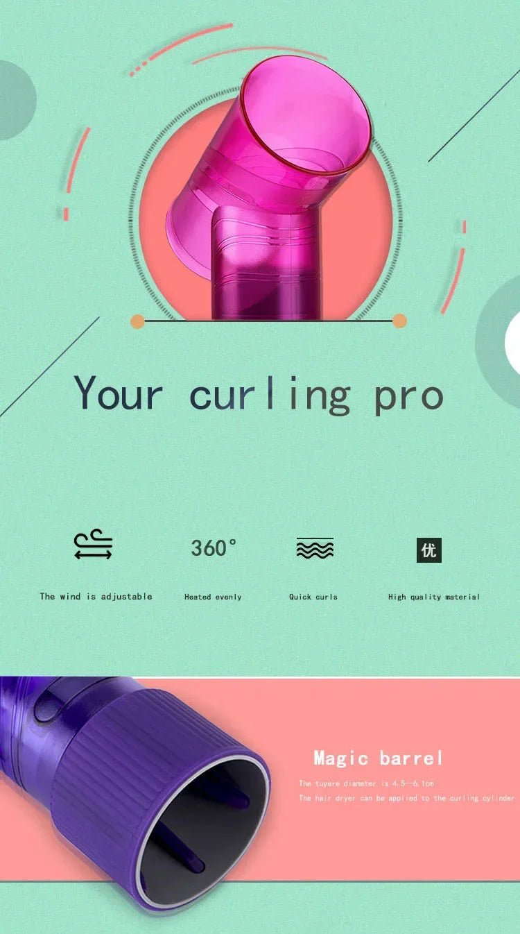 DIY Hair Diffuser Salon Magic Hair Roller Drying Cap Blow Dryer Wind Curl Hair Dryer Cover Hair Care Styling Tools Accessory