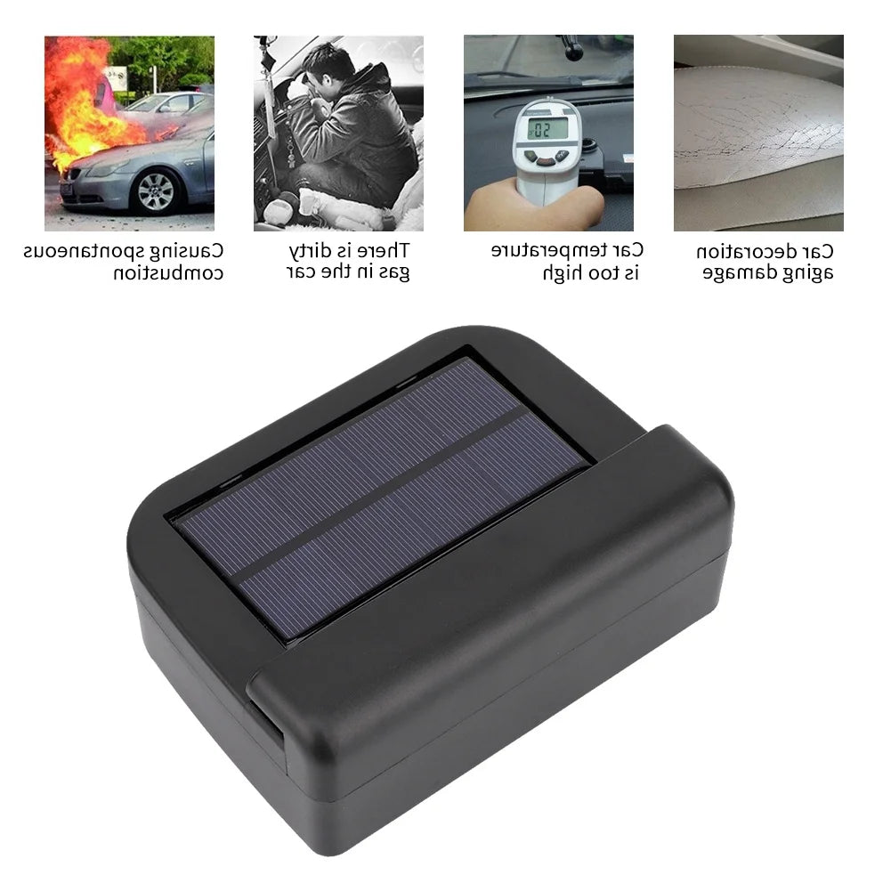 Car Air Vent Fan Car Exhaust Fan Car Ventilation Fan Solar Power Car Auto Air Vent Cooling Ventilation System Heater Exhaust Fan