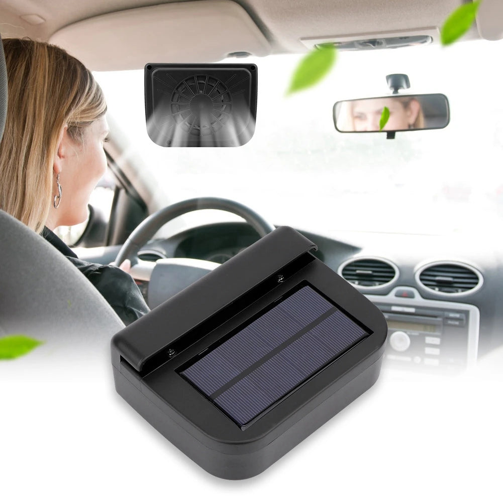 Car Air Vent Fan Car Exhaust Fan Car Ventilation Fan Solar Power Car Auto Air Vent Cooling Ventilation System Heater Exhaust Fan