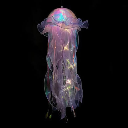 1-5PCS LED Jellyfish Lamp Portable Flower Light Girl Room Atmosphere Decoration Lamp Bedroom Night Lamp Home Decoration Decor