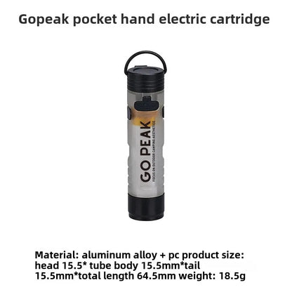 GOPEAK New Pocket Mini Flashlight Outdoor Key Clip Cap Ambient Led Long Endurance Disaster Relief Emergency 5050 Small Light