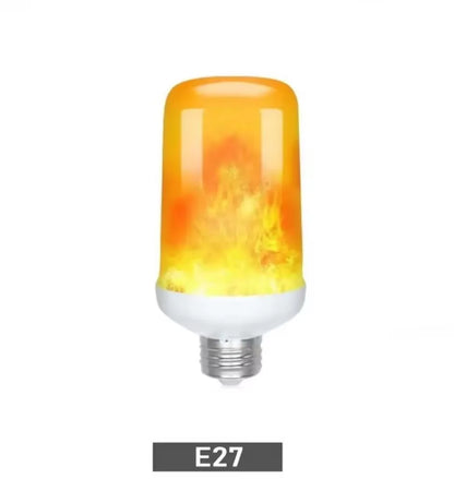 E27 LED Dynamic flame effect light bulbs Multiple mode Creative corn lamp Decorative lightFor bar hotel restaurant party