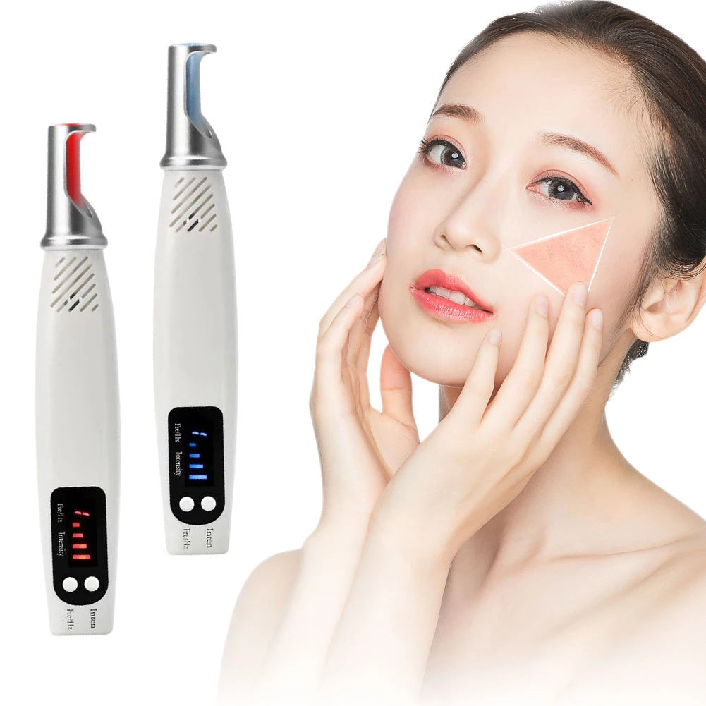 Tattoo Scar Freckle Removal Machine Adjustable Frequency Dark Spot Remover Machine Digital Display for Wart Spot Small Tattoo