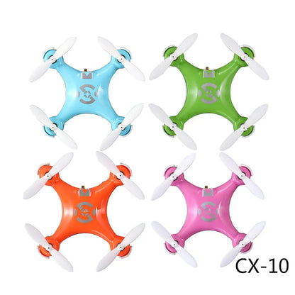 CX-10 Mini  Rc Drone 2.4g 4CH RC Remote Control Quadcopter Helicopter Drone CX 10 LED Toys Gift For Children Toys Christmas Gift