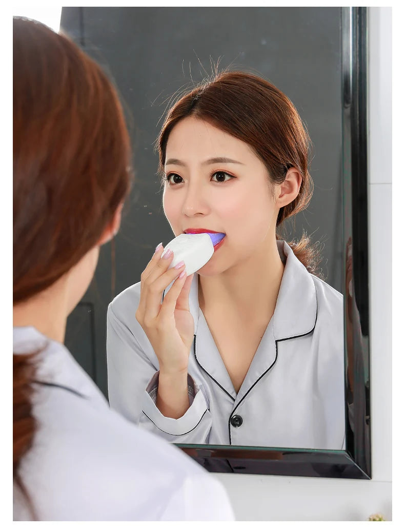 Intelligent U-Type Toothbrush 360 Degrees Sonic Electric Automatic with USB Charge Waterproof Silicon Head for Oral Care