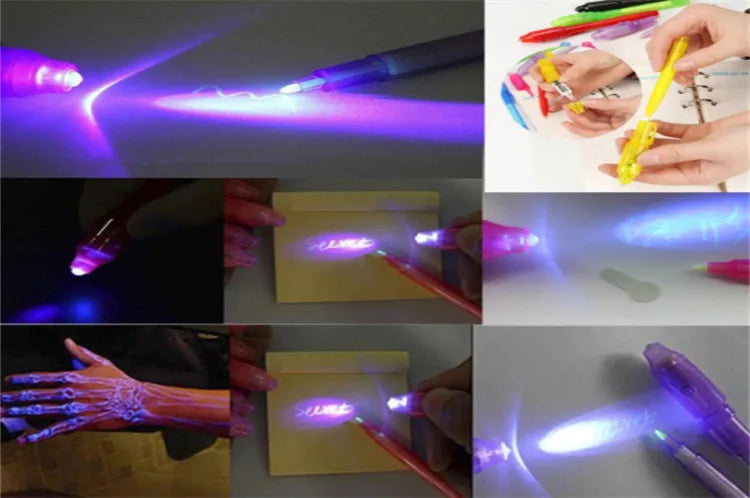 Hot Small Size Luminous Magic Drawing Board Light In Dark Children Kids Paint Toy DIY Educaitonal Boy Girl Educational Toys