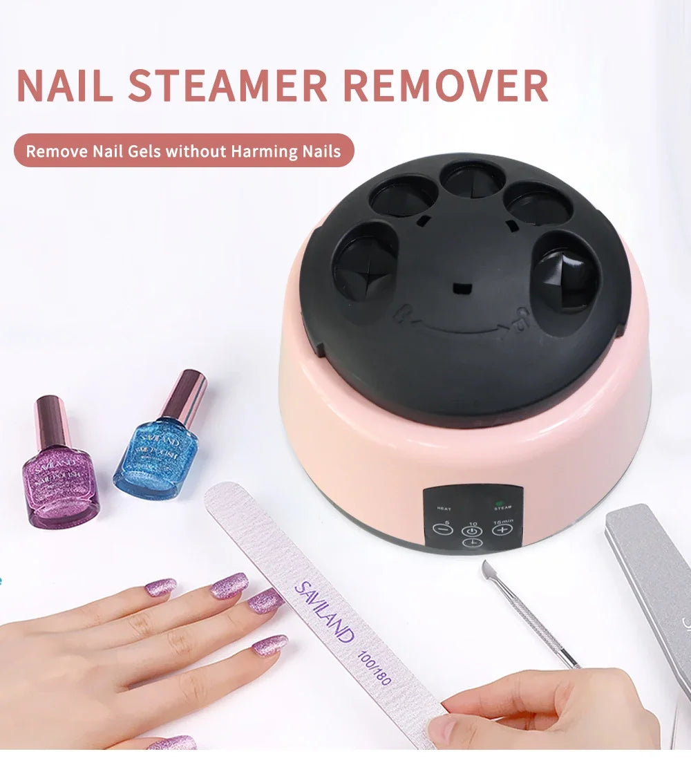 36W Professional Nail Debonding Steamer Fast Debonding Tool Steam High-Temperature Nail Polish Remover Suitable For Salons