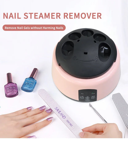 36W Professional Nail Debonding Steamer Fast Debonding Tool Steam High-Temperature Nail Polish Remover Suitable For Salons