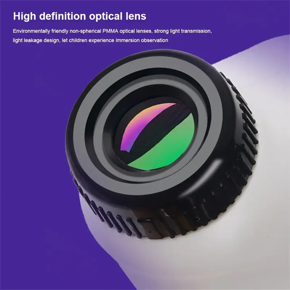 Microscope 60-120x Lab Handheld Microscope Battery Powered Microscope With LED Light Kids Science Microscope