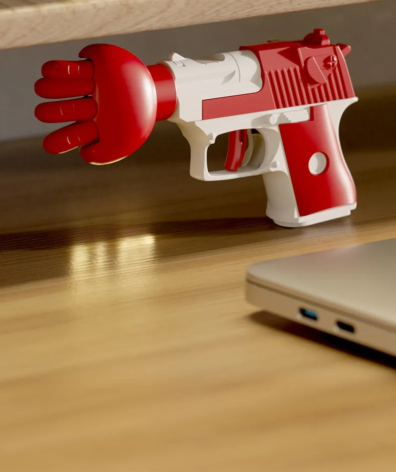 Rock Paper Scissors Gun  Decompression Party Social Toy Stress Relief Prop Tiny Interactive Funny Toy Gun Birthday Gifts