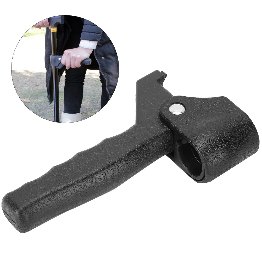 Portable Old Man Walking Cane Crutch Replacement Accessories Handle Diameter 22mm Elderly Booster Walking Stick Auxiliary Handle