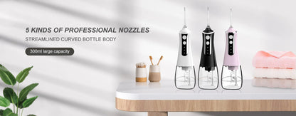 YOUPIN Oral Irrigator Water Flosser Electric Dental Whitening USB Rechargeable Gums Care Portable Cordless Jet Tooth Scaler New