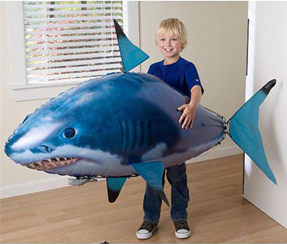 Remote Control Shark Balloons Inflatable Flying Shark Helium Balloon for Kids Boys and girls Birthday Party Christmas Gift