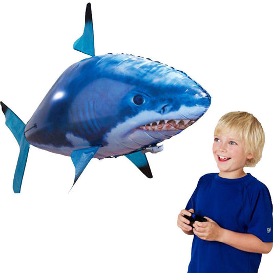 Remote Control Shark Balloons Inflatable Flying Shark Helium Balloon for Kids Boys and girls Birthday Party Christmas Gift