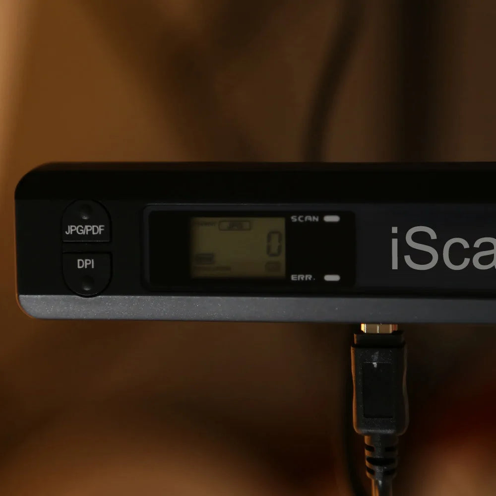 iScan Mini Portable Scanner 900DPI LCD Display JPG/PDF Format Document Image Iscan Handheld Scanner A4 Book Scanner