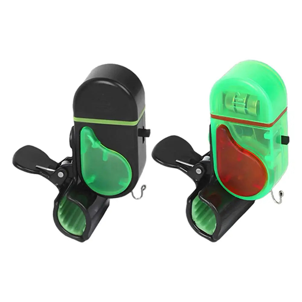 1/2PCS Fishing Bite Alarm with LED Light, Clip On Fish Rod Electronic Fish Bite Alarm Sound Bite Alert Bell with LED Lights