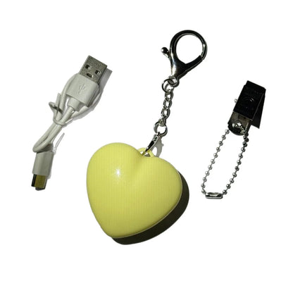 Glow Heart Light Rechargeable Purse Light Touch-Sensitive Heart Cloud Shaped LED Bag Lamp Women USB Charging Compact Wallet Ligh