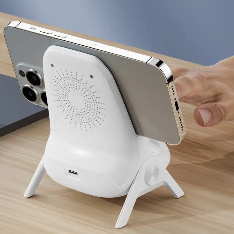 Multifunctional Wireless Fast Charger Phone Stand Magnetic Phone Stand,Small Chair 15W Mobile Phone Holder Tablet Bracket 1/2PCS