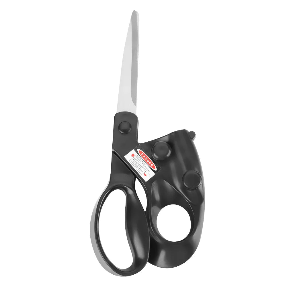 【New】Laser Guided Sewing Cut Professional Laser Guided Sewing Cut Straight Fast Fabric Paper Crafts Scissor