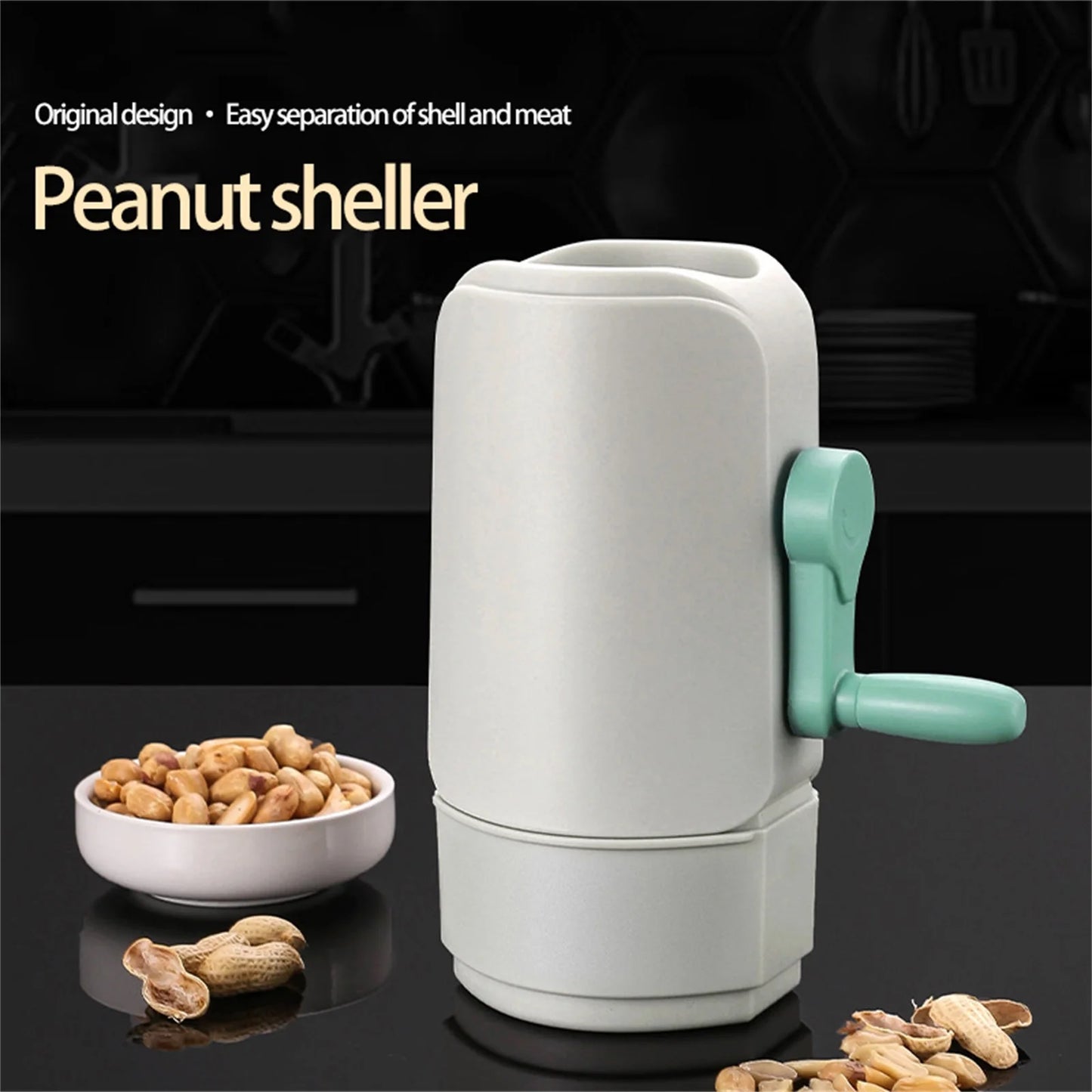 Automatic Peanut Sheller Food Grade Peanut Peeler Efficient Peanut De-Shelling Machine Peanut Opener Kitchen Gadget Accessories