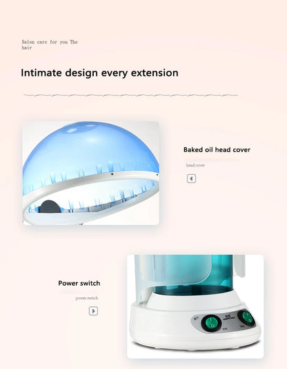 Facial Vaporizer Hair Steamer Humidifier Facial Steamer 2 In 1 Steam Sauna for Face Head Electronic Evaporator Atomizer Sprayer