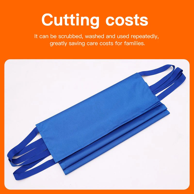 Elderly Disabled Transfer Belt Bed Nursing Shift Pad Turn Over Auxiliary Belt Bedridden Patient Transport Carrying Mobile Belt