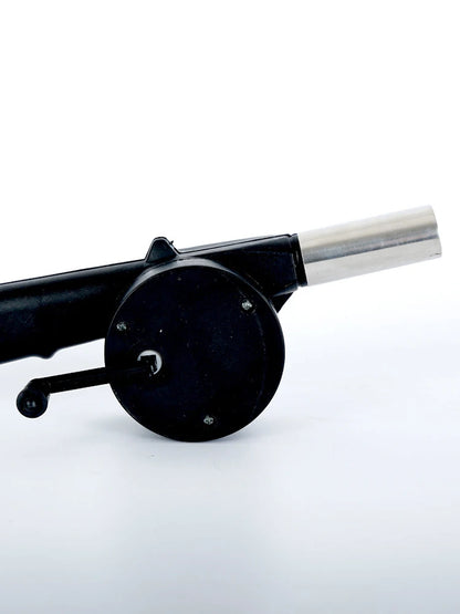BBQ Fan Air Blower Fast Fire Starter Portable Manual Hand Crank for Outdoor Picnic Camping Cooking Barbecue Charcoal Grills Stov