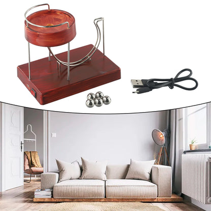 Machine Perpetual Motion Creative Decor Electric Perpetual Energy Model Gifts Office Ornament Plastic Sculpture