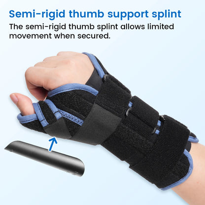 VELPEAU Wrist Splint with Thumb Stabilizer for Tendonitis, De Quervain's Tenosynovitis and Arthritis Pain, Wrist Joint Brace