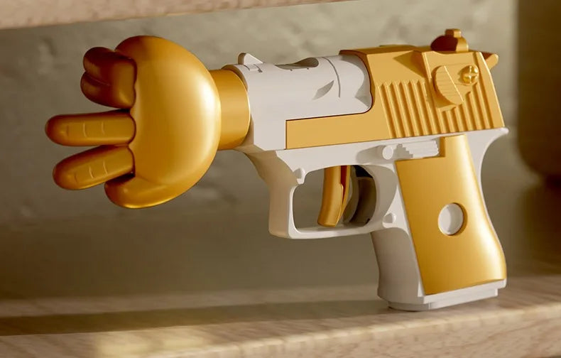 Rock Paper Scissors Gun  Decompression Party Social Toy Stress Relief Prop Tiny Interactive Funny Toy Gun Birthday Gifts