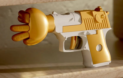 Rock Paper Scissors Gun  Decompression Party Social Toy Stress Relief Prop Tiny Interactive Funny Toy Gun Birthday Gifts