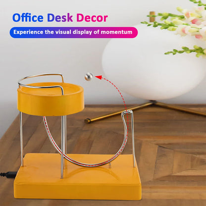 Machine Perpetual Motion Creative Decor Electric Perpetual Energy Model Gifts Office Ornament Plastic Sculpture