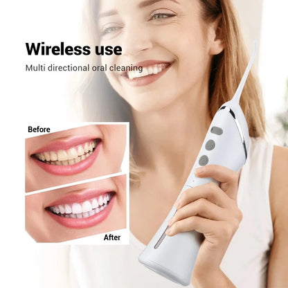 YOUPIN Oral Irrigator Water Flosser Electric Dental Whitening USB Rechargeable Gums Care Portable Cordless Jet Tooth Scaler New