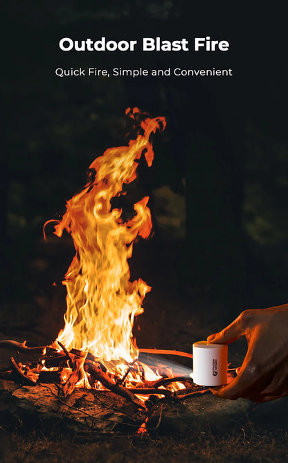 FLEXTAIL Portable Air Pump, Mini Camping Pump with Light, USB-C Charging, Ideal for Sleeping Pads, Air Bed Mattress, Vacuum Bags