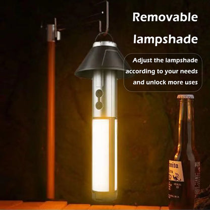 Rechargeable Outdoor Portable Hiking Camping Fishing Flashlight Telescoping Camping Lantern Telescopic Camping Light