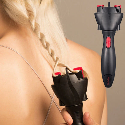 Portable Electric Hair Braider DIY Hair Styling Tools ABS Automatic Twist Knitted Braiding Machine Battery Powered