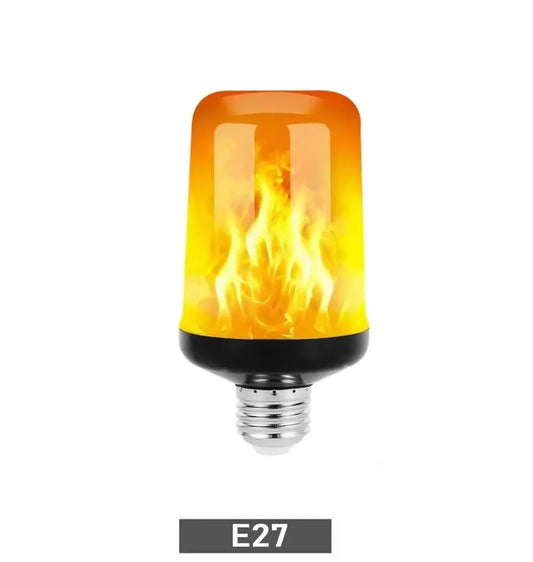 E27 LED Dynamic flame effect light bulbs Multiple mode Creative corn lamp Decorative lightFor bar hotel restaurant party