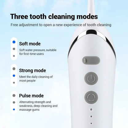 YOUPIN Oral Irrigator Water Flosser Electric Dental Whitening USB Rechargeable Gums Care Portable Cordless Jet Tooth Scaler New