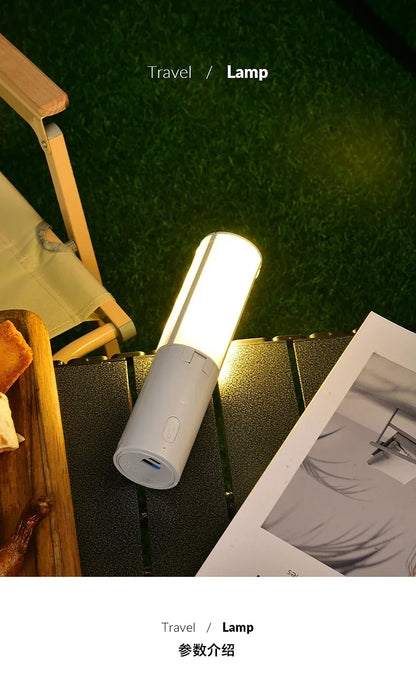 Folding Outdoor Camping Lamp Rechargeable Emergency Lamp High Capacity Lighting Torch Portable Tent Hanging Light Lantern
