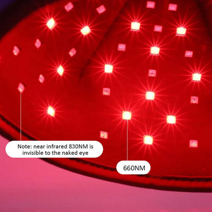 Red Light Therapy Hat Near Infrared LED Treatment Cap for Hair Growth Head Relaxation Scalp Relief Prevention Loss Device